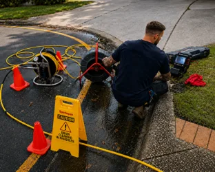 On-site drain inspection at a Turramurra property