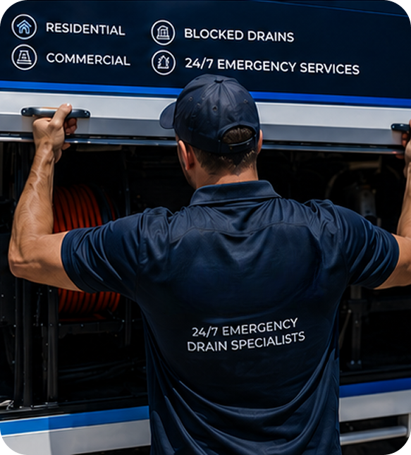 Licensed blocked drain plumber servicing a Turramurra home